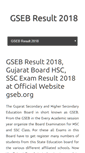 Mobile Screenshot of gsebresult.in